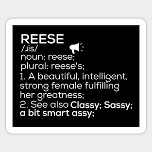 Reese Name Reese Definition Reese Female Name Reese Meaning Sticker